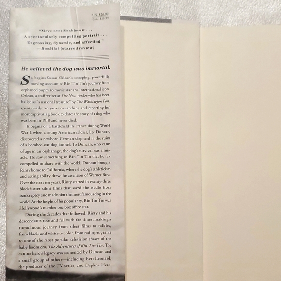 Rin Tin Tin The Life And The Legend Susan Orlean German Shepherd Dog - Picture 3 of 6